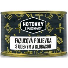 HZP Fazuľová polievka s údeným a klobásou 400ml