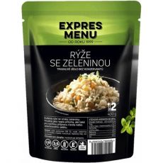 EXPRES MENU Ryža so zeleninou 2-porcie (400g)