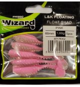 L&K Lures, Floating Shad 6cm /PINK (5ks)