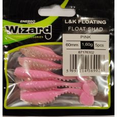 L&K Lures, Floating Shad 6cm /PINK (5ks)