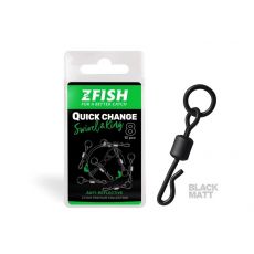 Obratlík Quick Change Swivel With Ring Zfish veľ.8 (10ks)